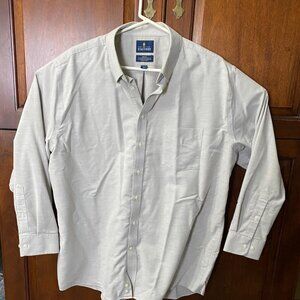 Stafford Travel Button Down Dress Shirt 18 Neck  34/35 Sleves